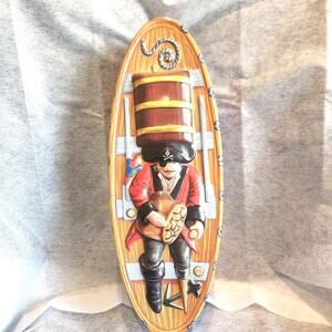 Trader Joe's Pirate Empty Boat Load of Cookies Tin 11" long